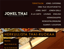 Tablet Screenshot of jonelthai.com
